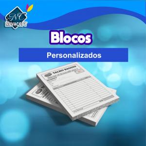 Blocos 1 via  / Receituários  personalizados 75g     