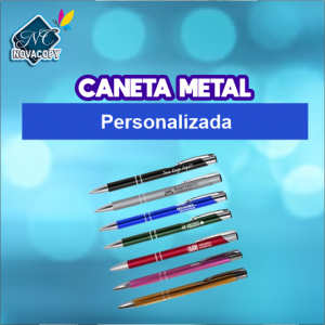 CANETA METAL - PREMIUM LASER  4x1cm    